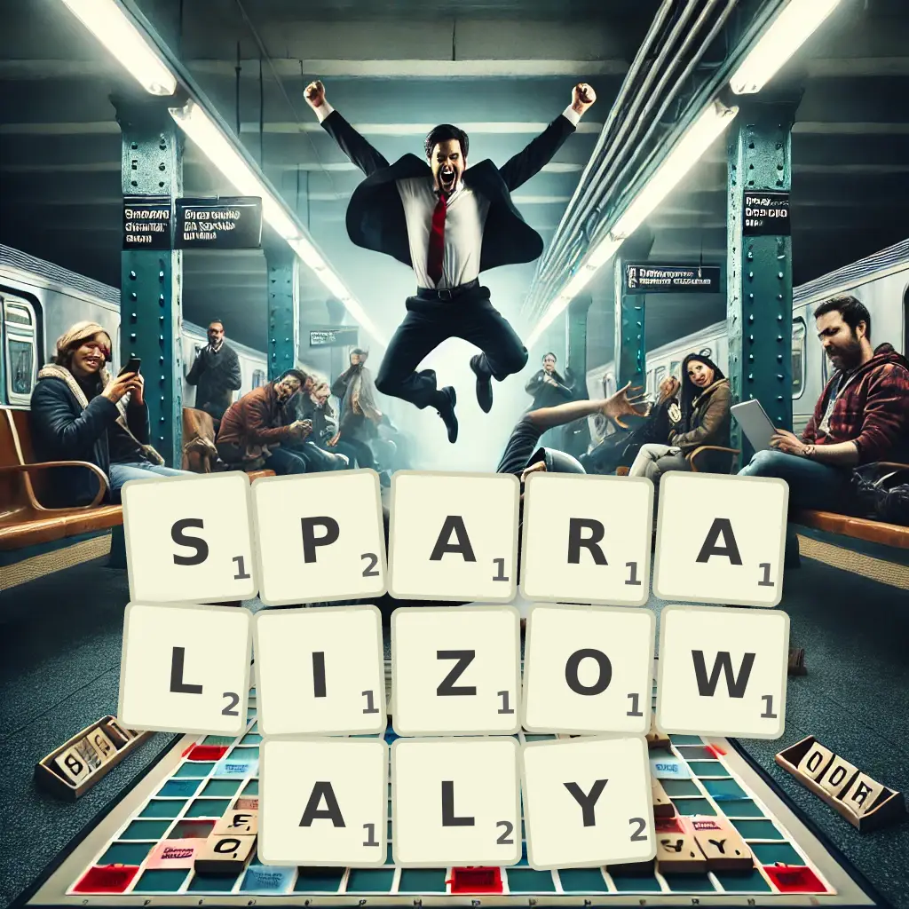Słowa z liter SPARALIŻOWAŁY