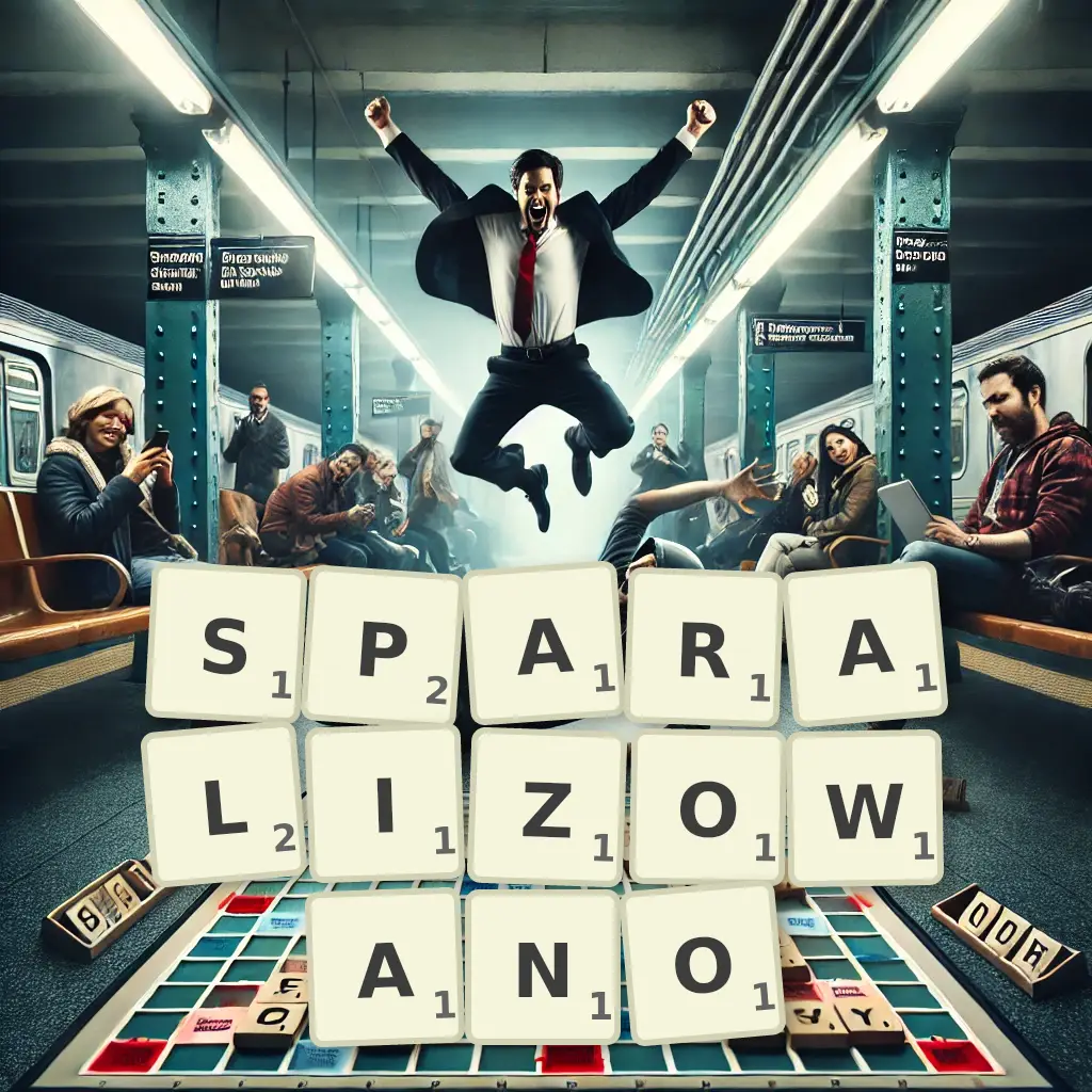 Słowa z liter SPARALIŻOWANO