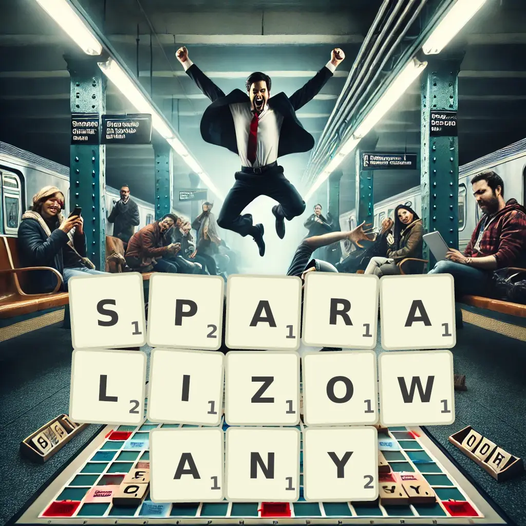 Słowa z liter SPARALIŻOWANY