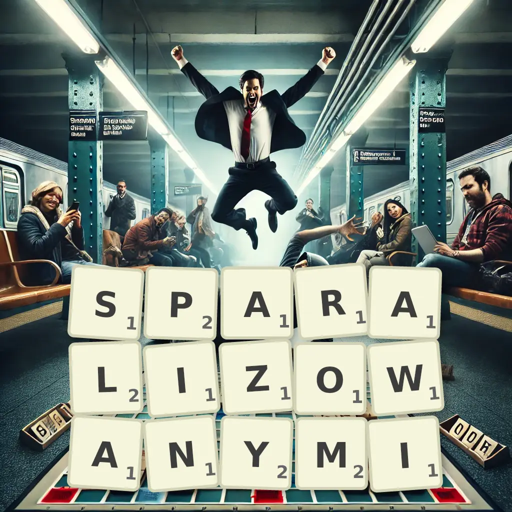 Słowa z liter SPARALIŻOWANYMI