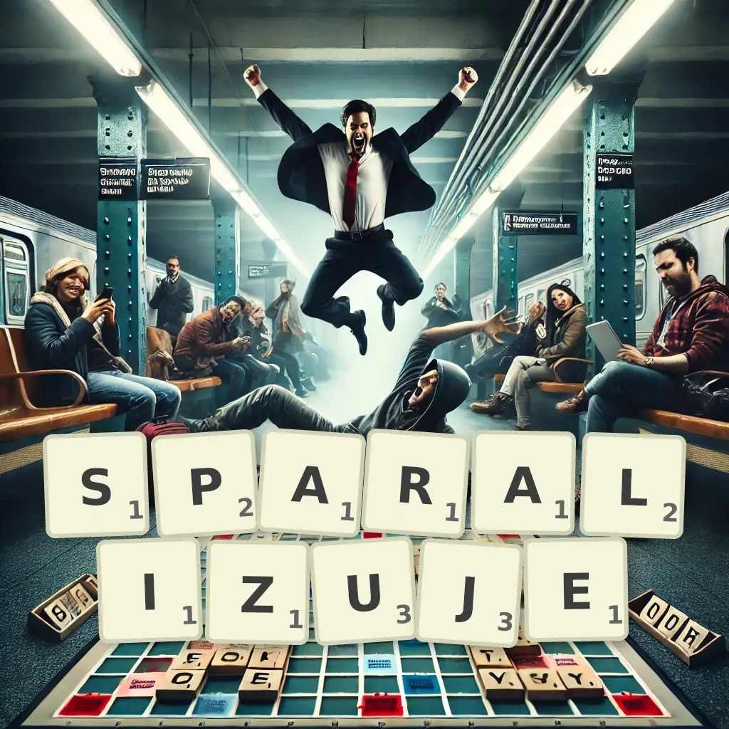 Słowa z liter SPARALIŻUJE