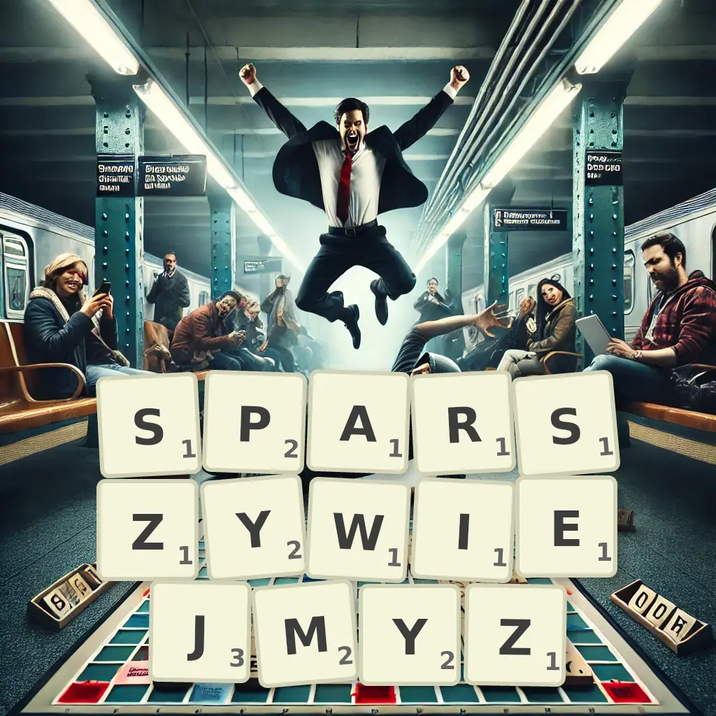 Słowa z liter SPARSZYWIEJMYŻ