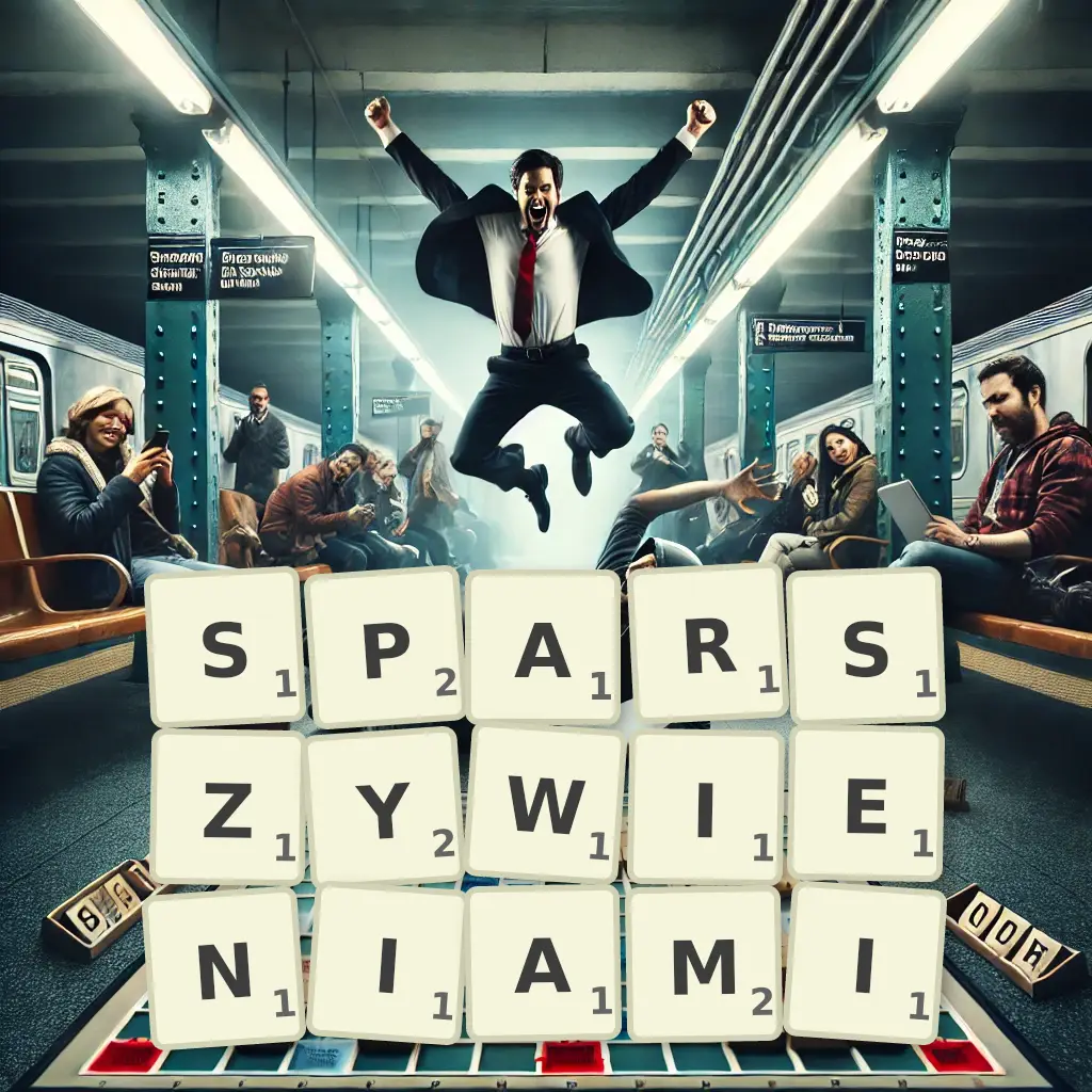 Słowa z liter SPARSZYWIENIAMI