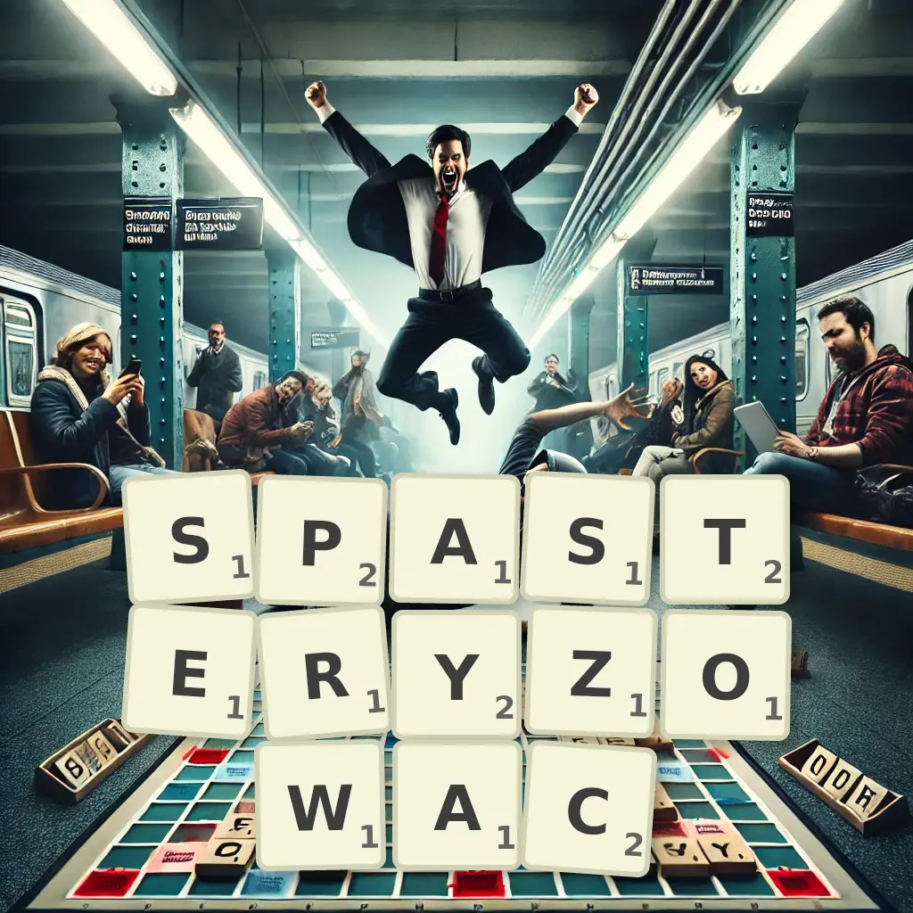 Słowa z liter SPASTERYZOWAĆ