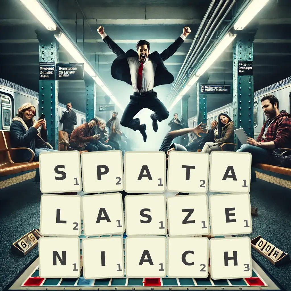 Słowa z liter SPATAŁASZENIACH
