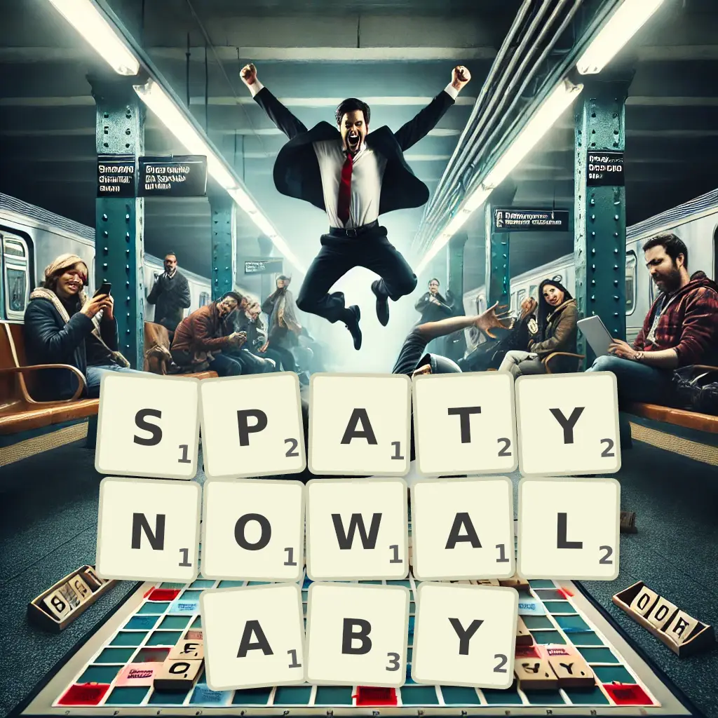Słowa z liter SPATYNOWAŁABY
