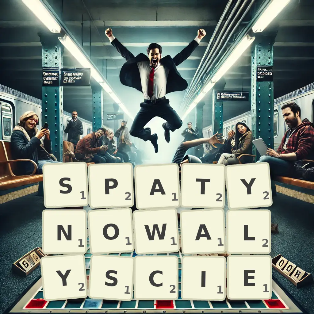 Słowa z liter SPATYNOWAŁYŚCIE
