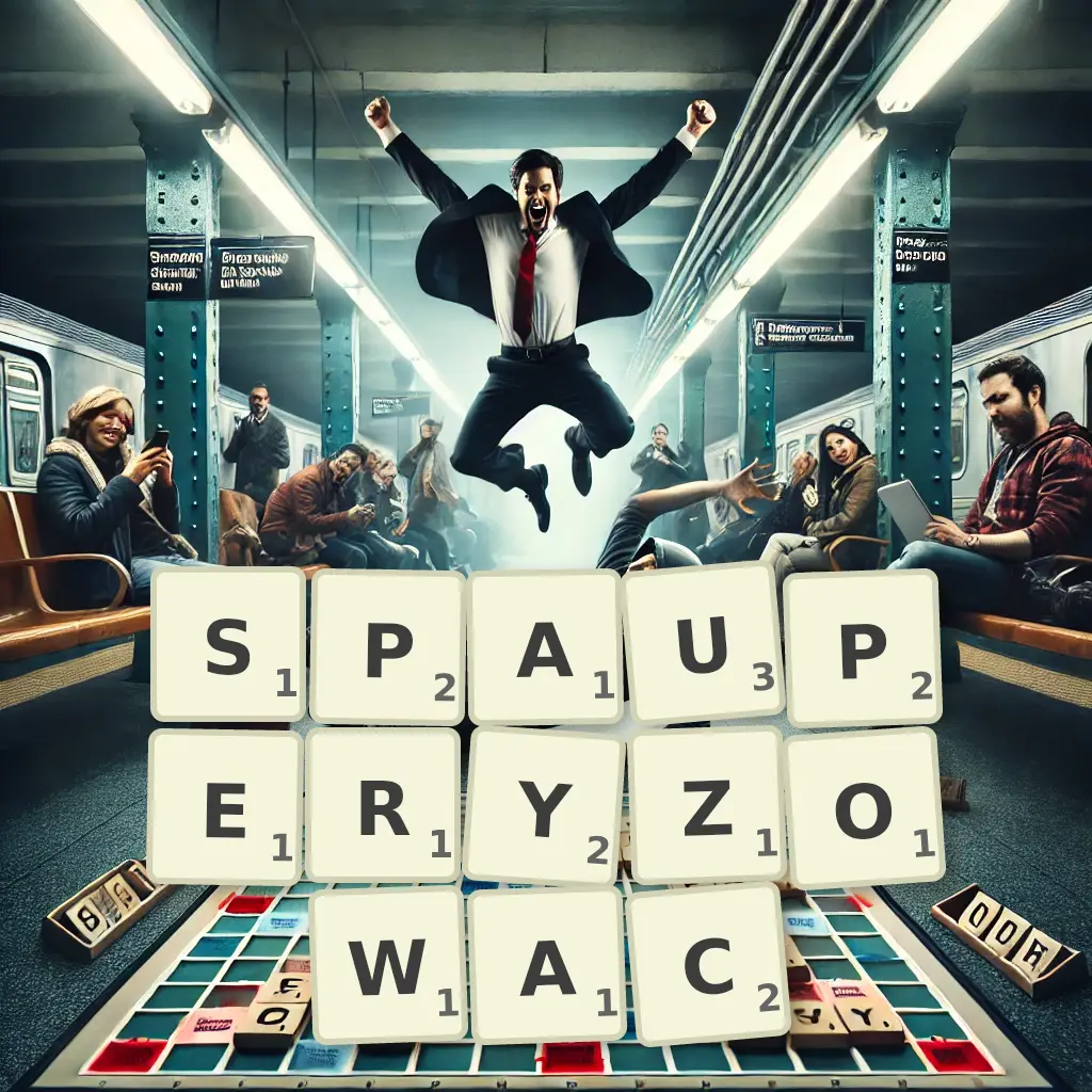 Słowa z liter SPAUPERYZOWAĆ
