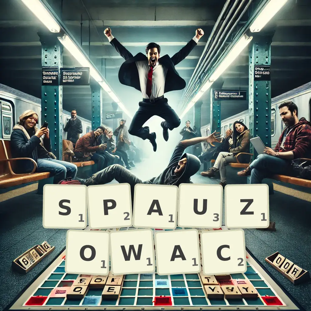Słowa z liter SPAUZOWAĆ