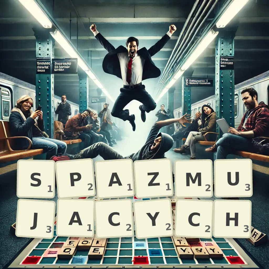 Słowa z liter SPAZMUJĄCYCH