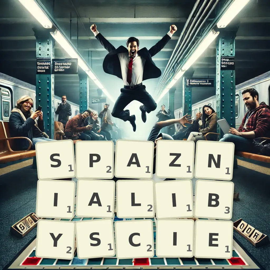 Słowa z liter SPAŹNIALIBYŚCIE