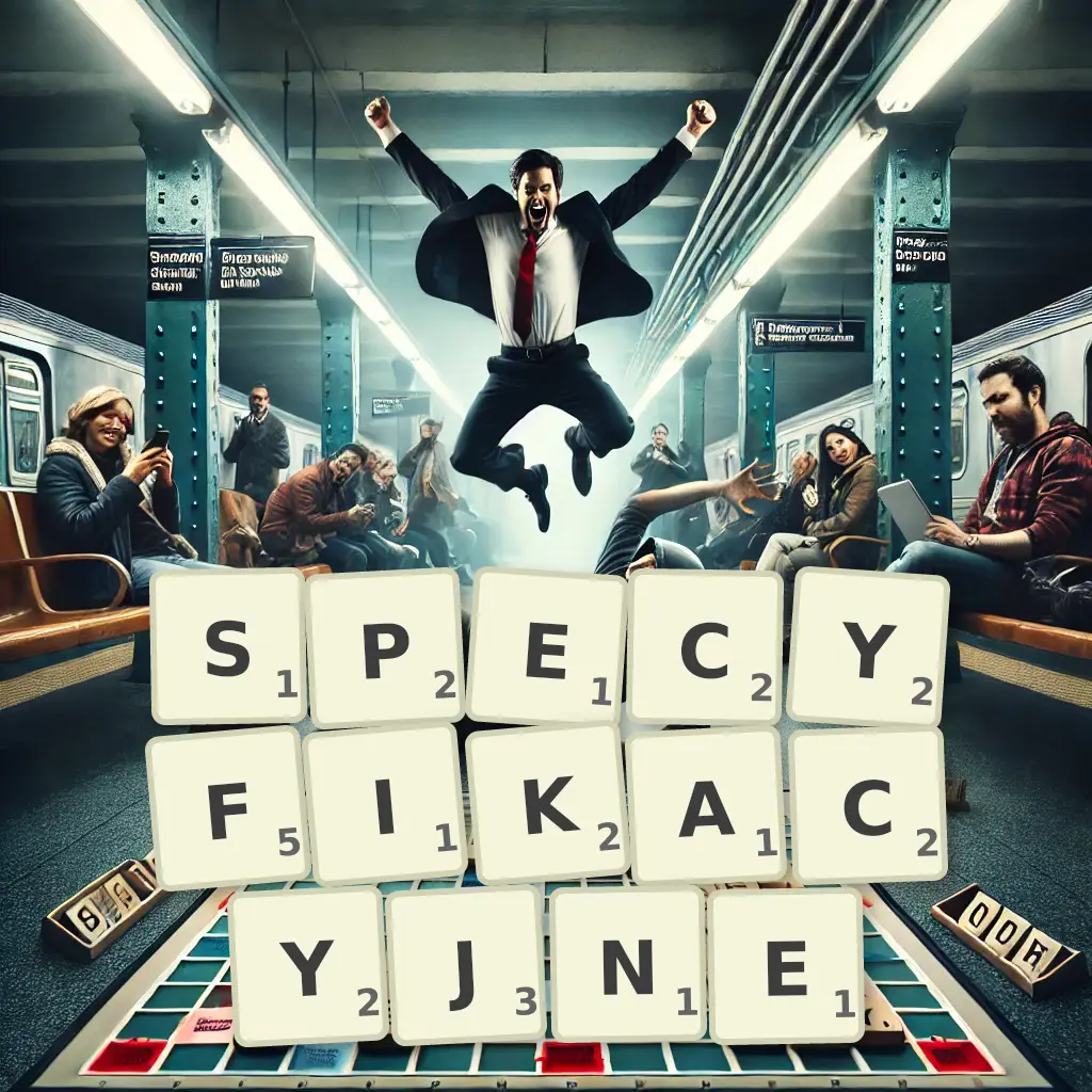 Słowa z liter SPECYFIKACYJNE