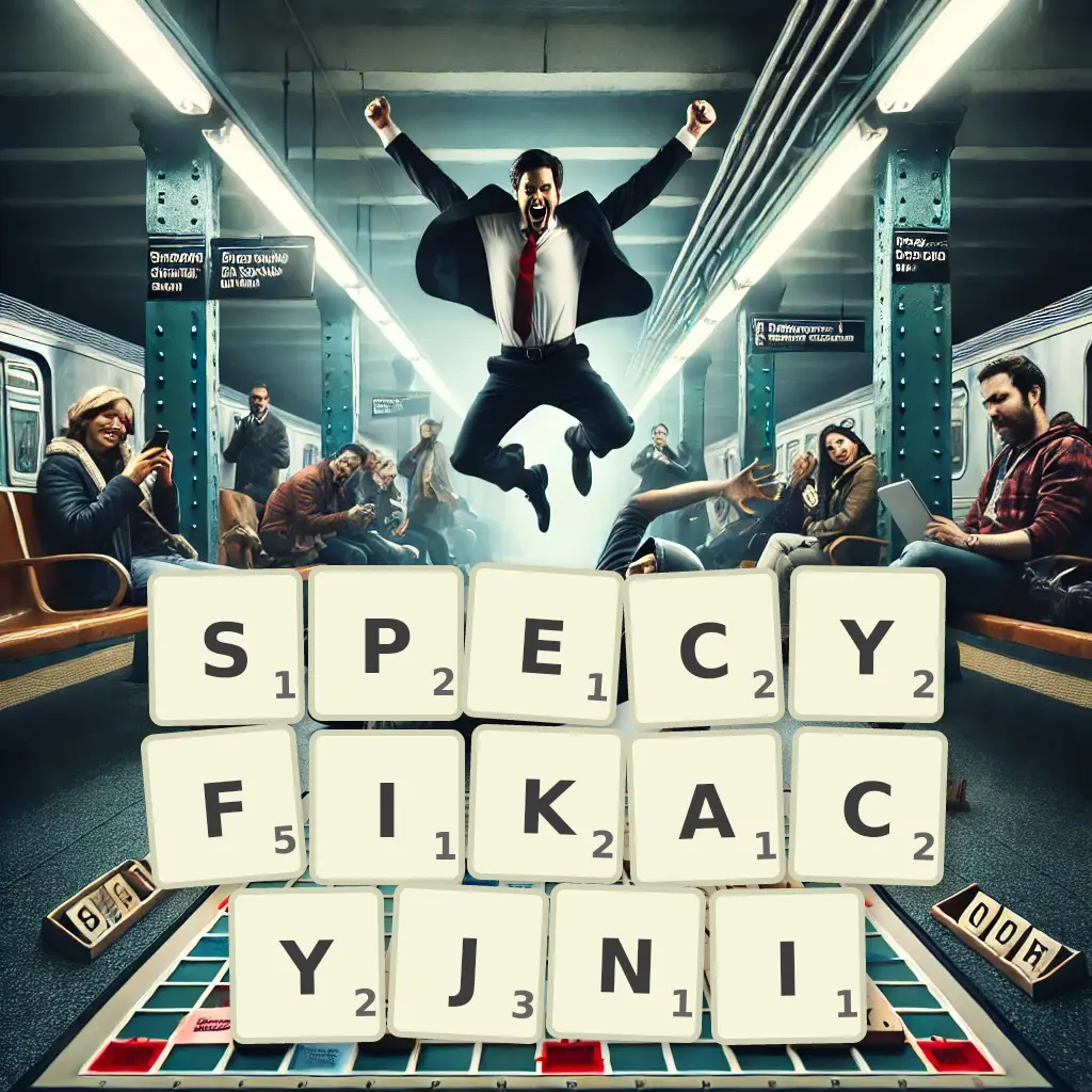 Słowa z liter SPECYFIKACYJNI
