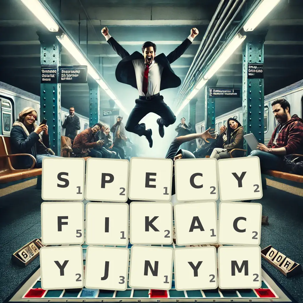 Słowa z liter SPECYFIKACYJNYM