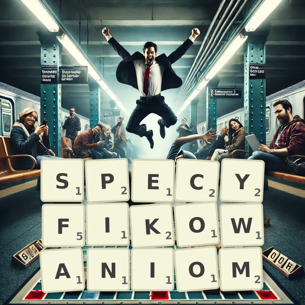 Słowa z liter SPECYFIKOWANIOM