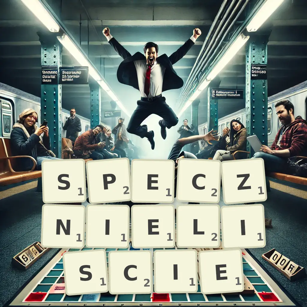 Słowa z liter SPĘCZNIELIŚCIE
