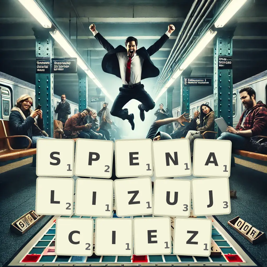 Słowa z liter SPENALIZUJCIEŻ