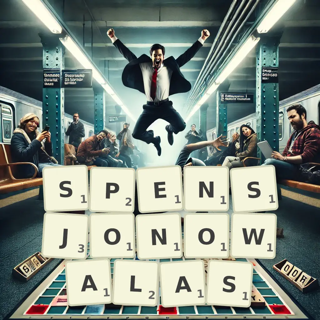 Słowa z liter SPENSJONOWAŁAŚ