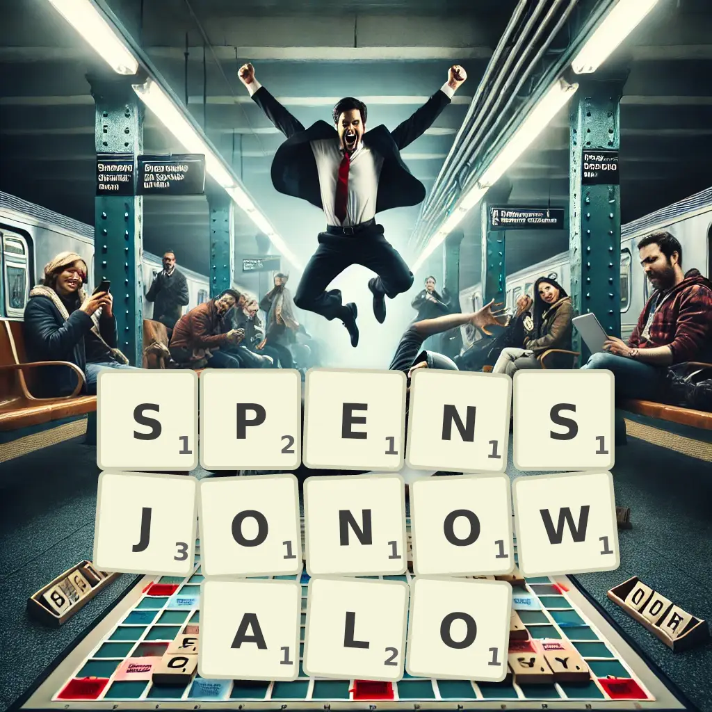 Słowa z liter SPENSJONOWAŁO