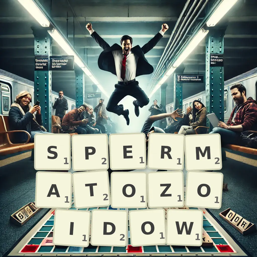 Słowa z liter SPERMATOZOIDÓW