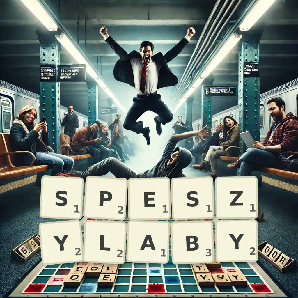 Słowa z liter SPESZYŁABY