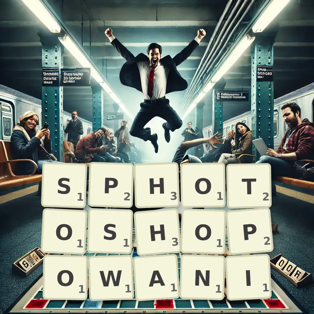 Słowa z liter SPHOTOSHOPOWANI