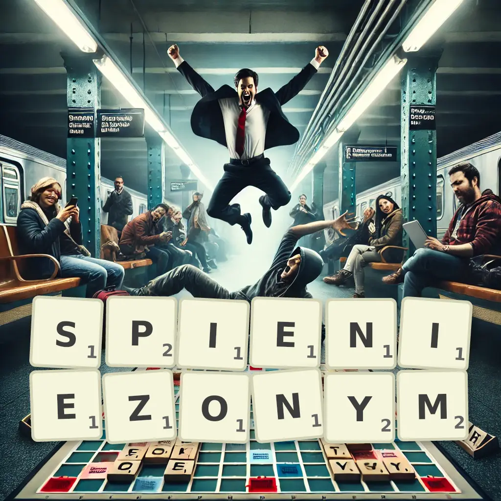 Słowa z liter SPIENIĘŻONYM