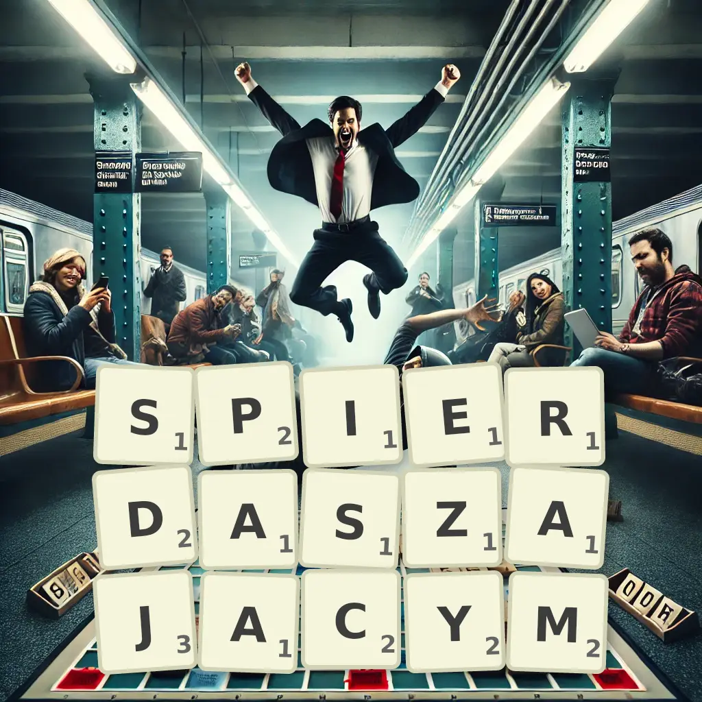Słowa z liter SPIERDASZAJĄCYM