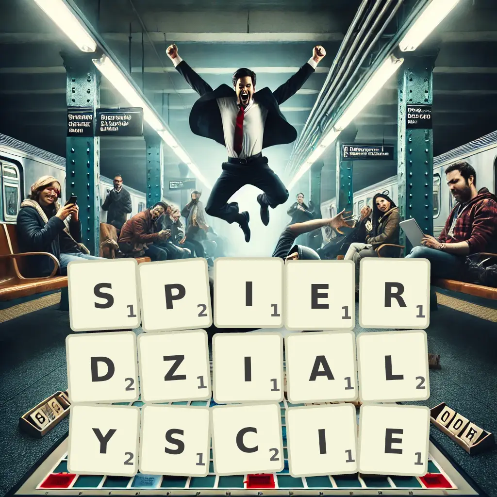 Słowa z liter SPIERDZIAŁYŚCIE