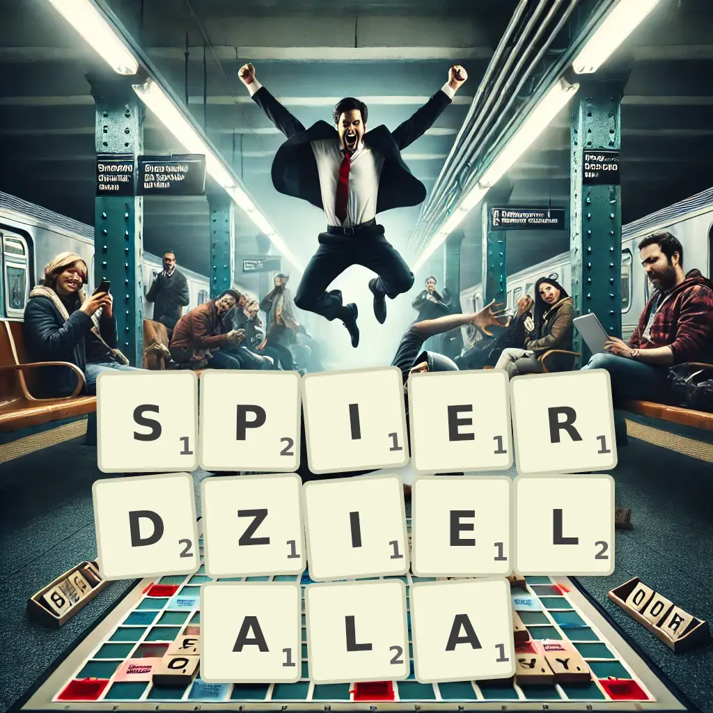 Słowa z liter SPIERDZIELAŁA