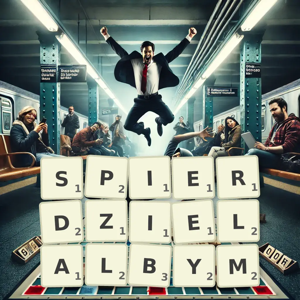 Słowa z liter SPIERDZIELAŁBYM