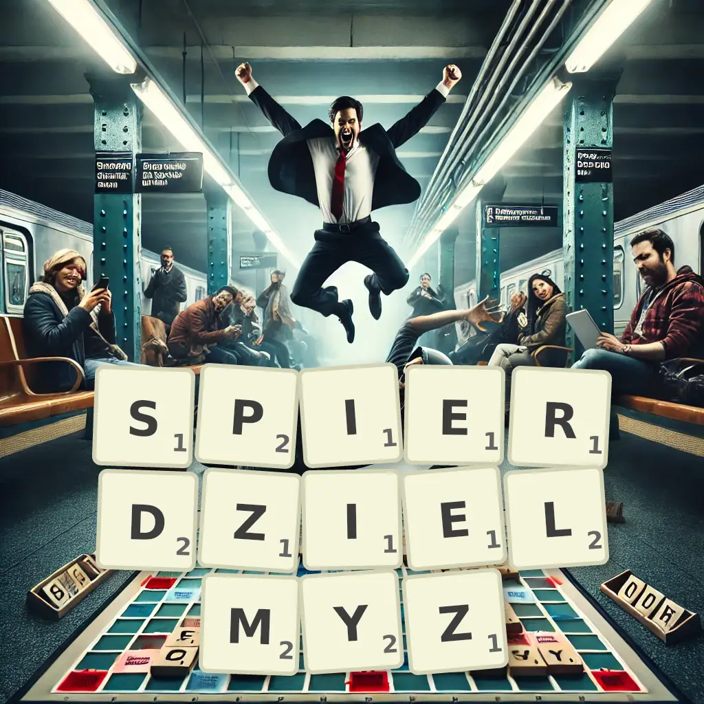 Słowa z liter SPIERDZIELMYŻ