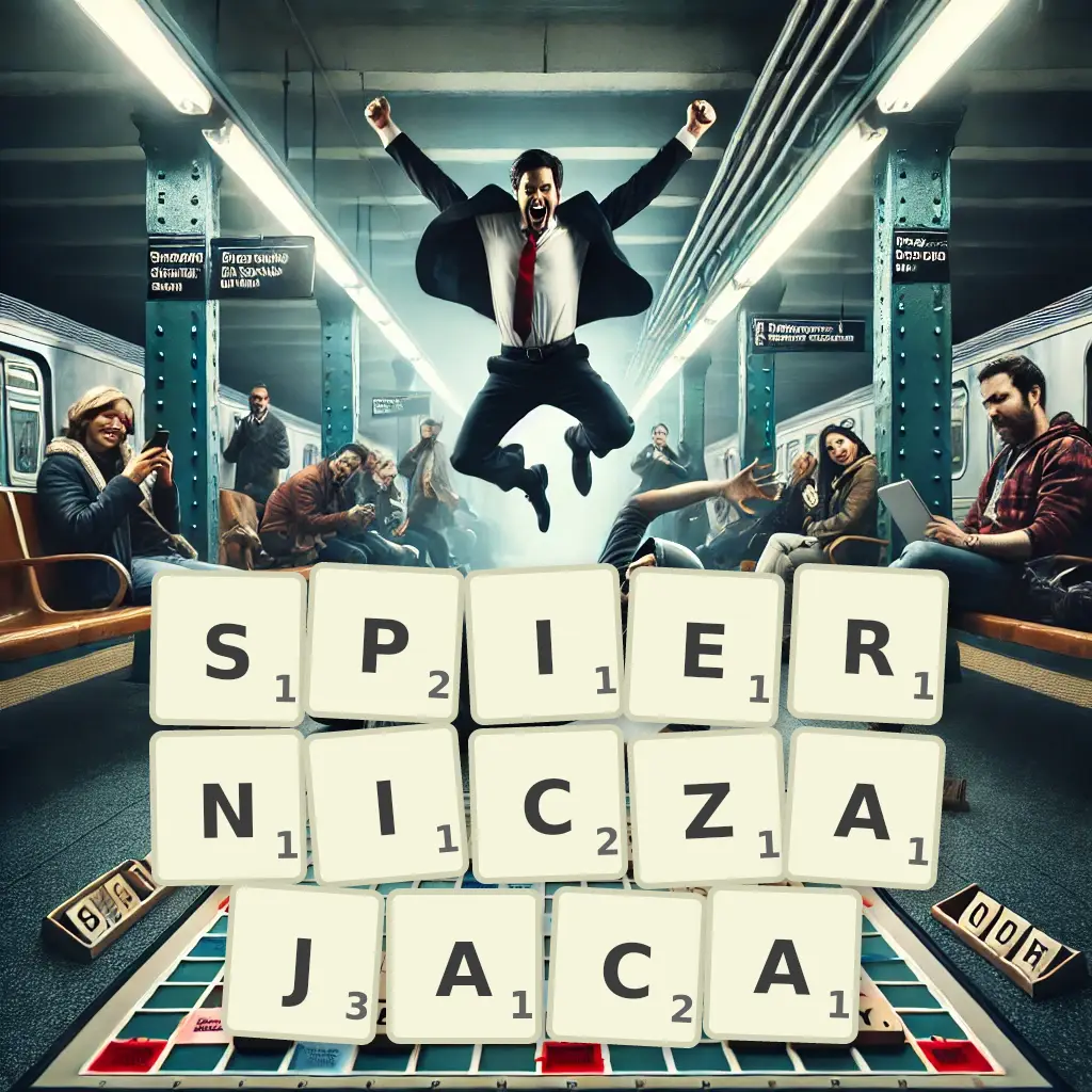 Słowa z liter SPIERNICZAJĄCA