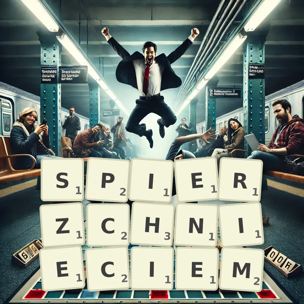 Słowa z liter SPIERZCHNIĘCIEM