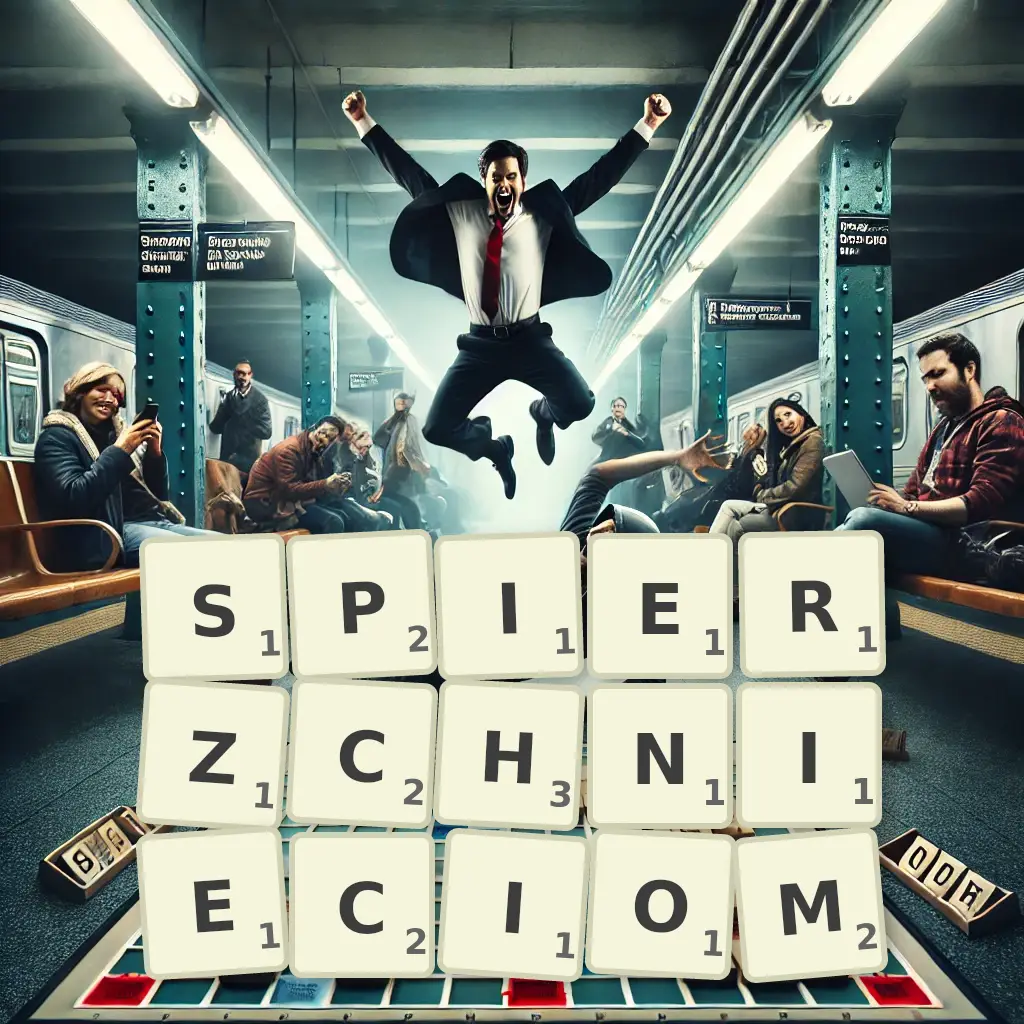 Słowa z liter SPIERZCHNIĘCIOM