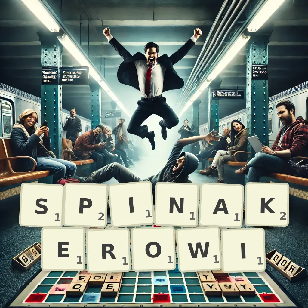 Słowa z liter SPINAKEROWI