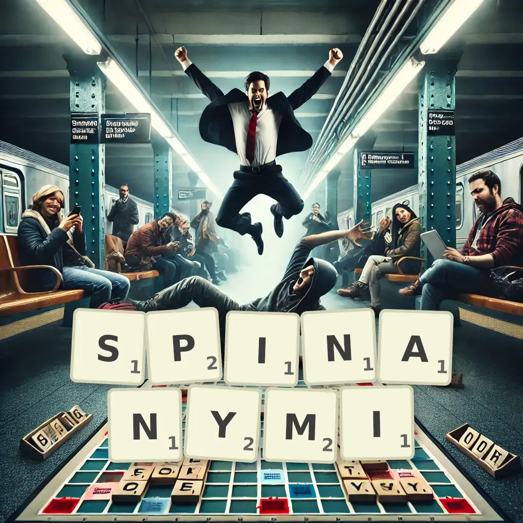 Słowa z liter SPINANYMI