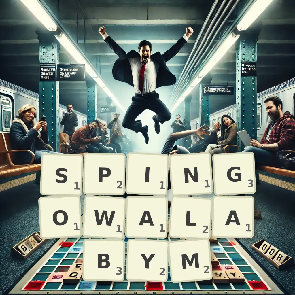 Słowa z liter SPINGOWAŁABYM