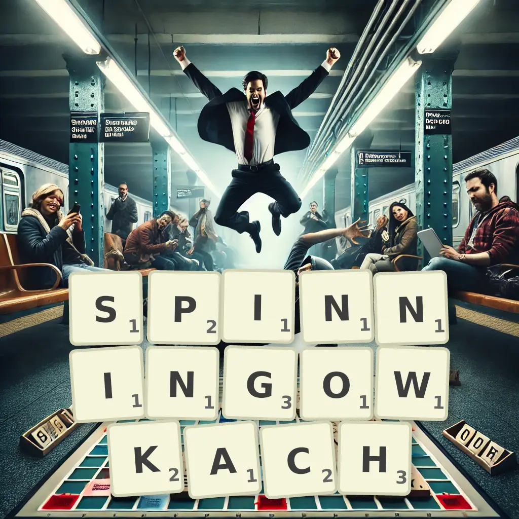Słowa z liter SPINNINGÓWKACH
