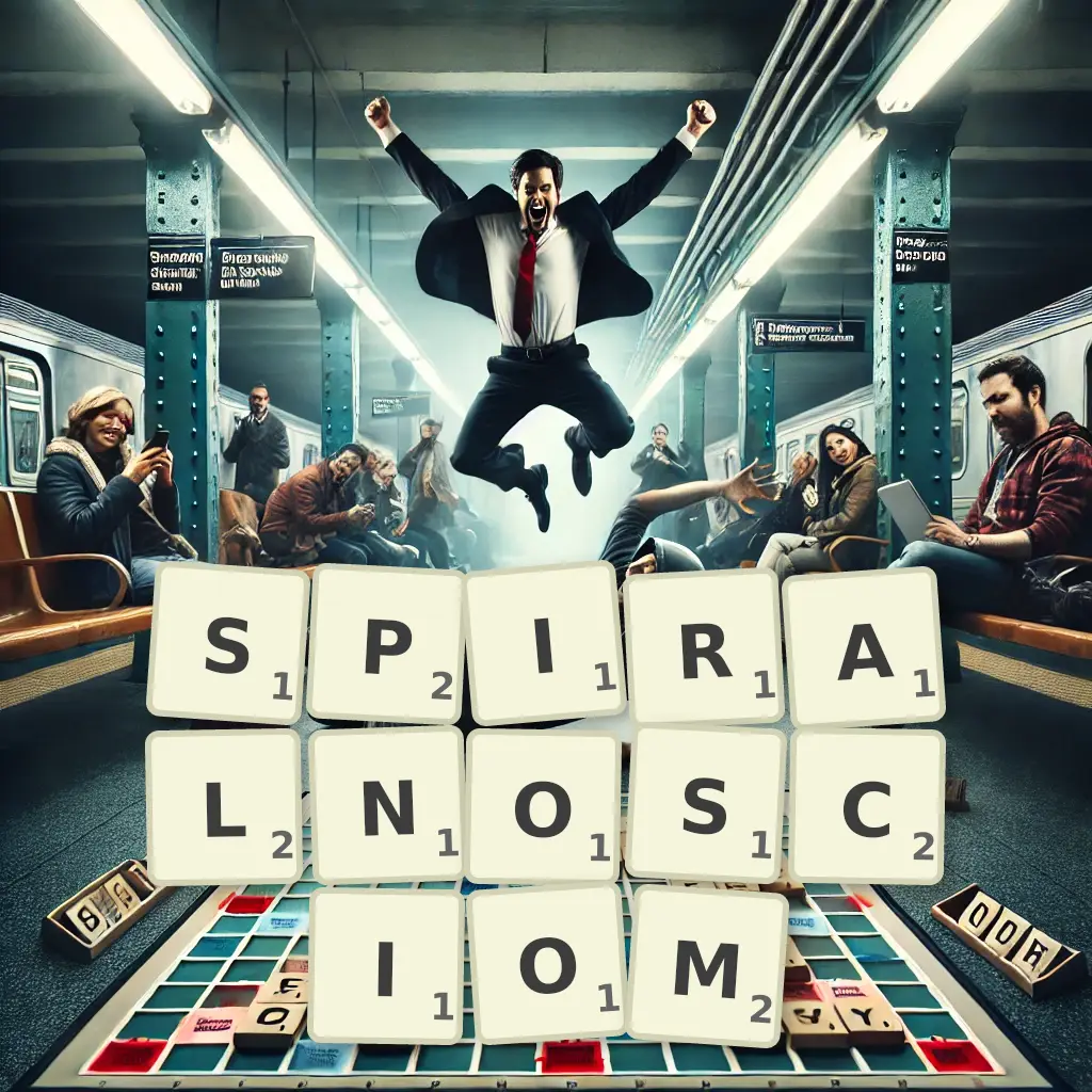 Słowa z liter SPIRALNOŚCIOM
