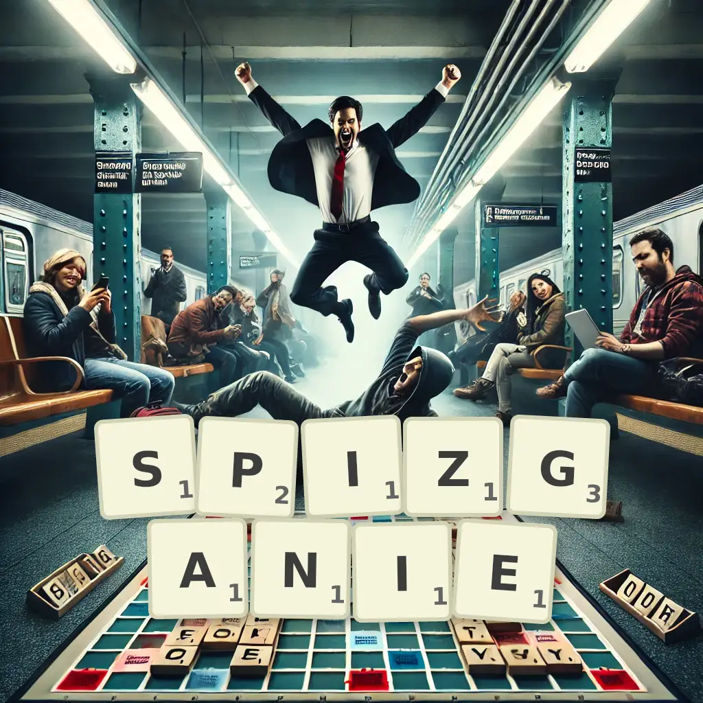 Słowa z liter SPIZGANIE