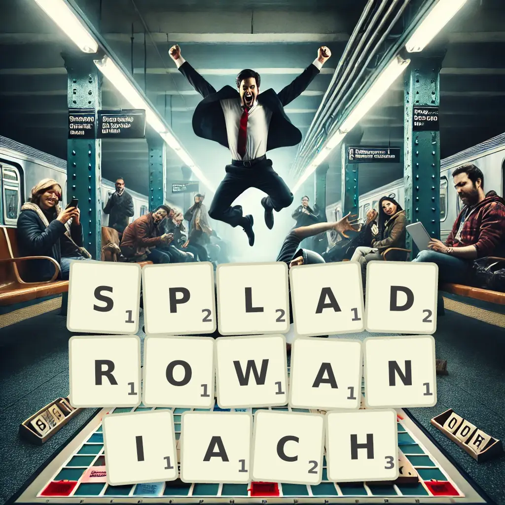 Słowa z liter SPLĄDROWANIACH