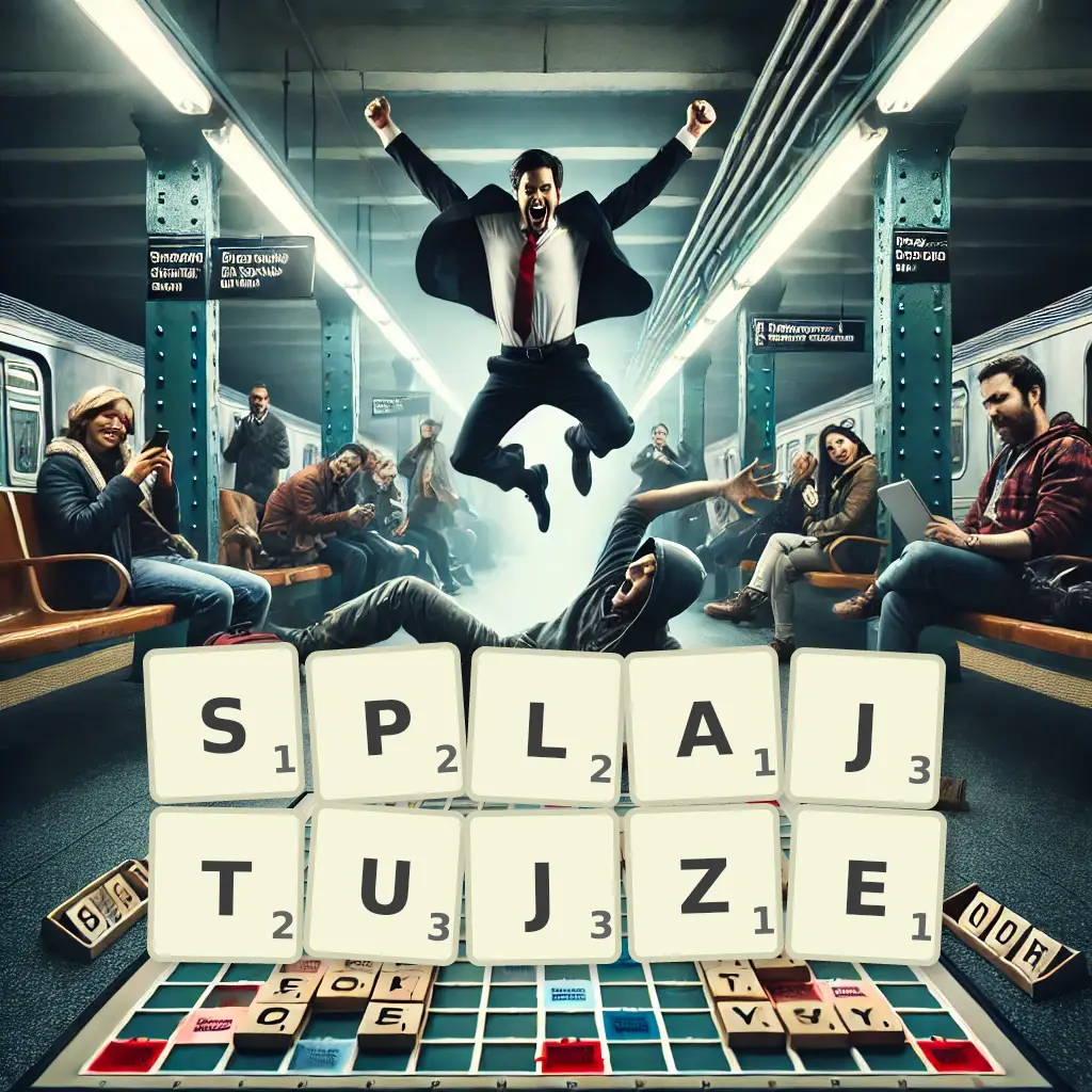 Słowa z liter SPLAJTUJŻE