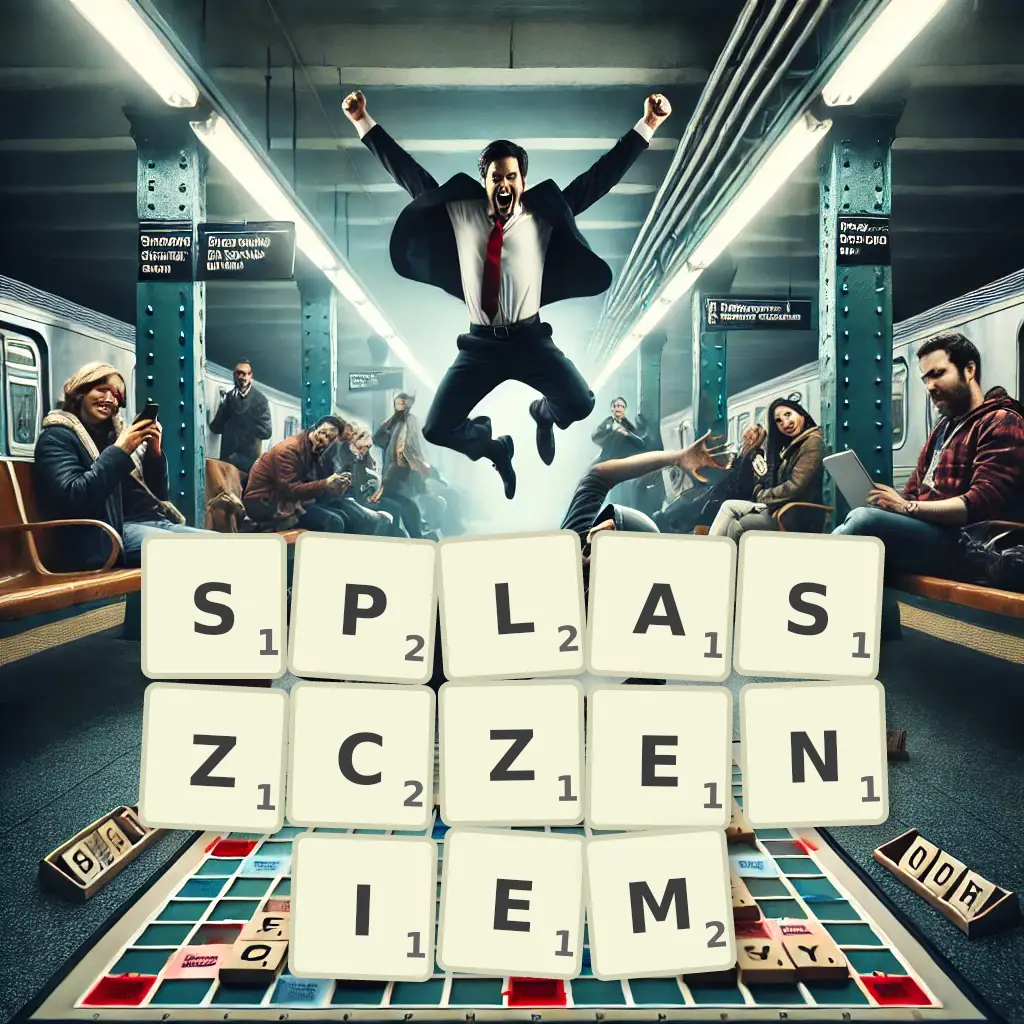 Słowa z liter SPŁASZCZENIEM
