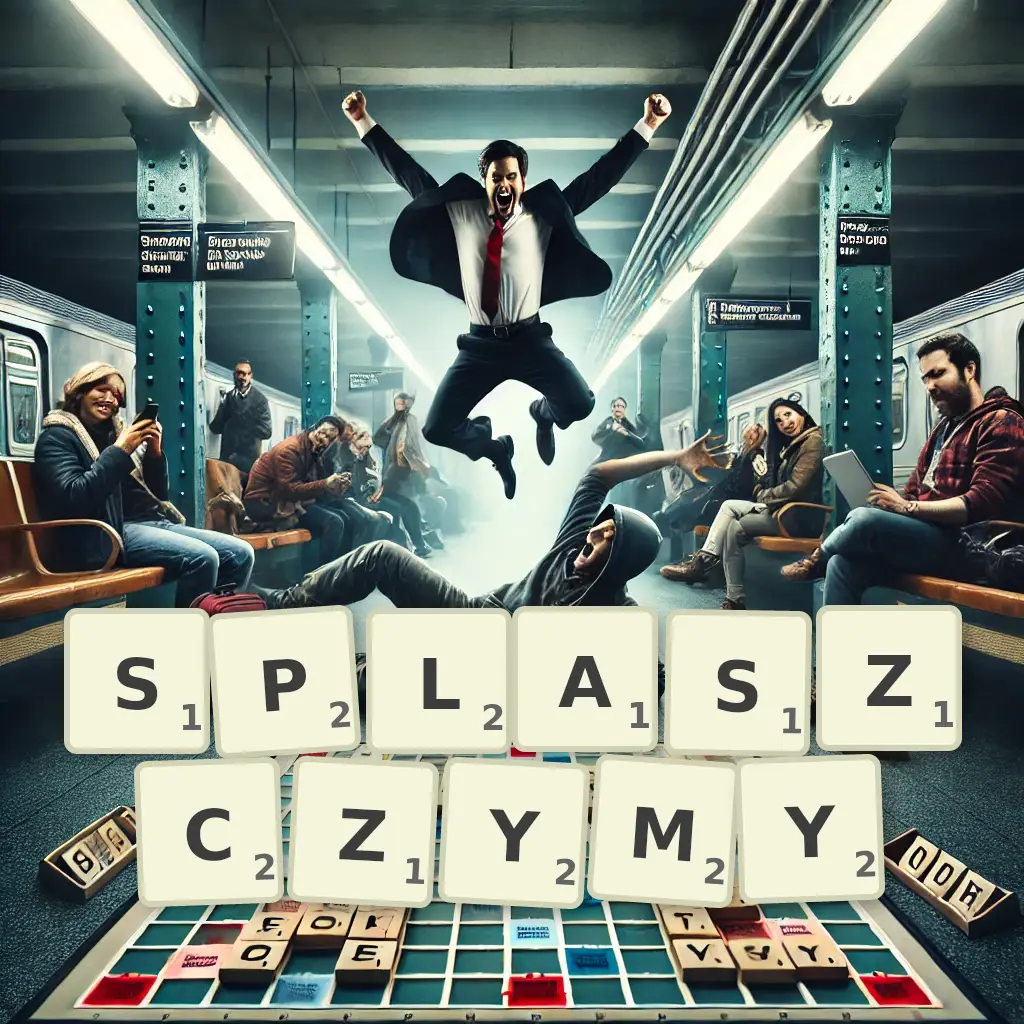 Słowa z liter SPŁASZCZYMY