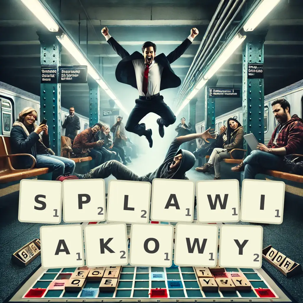 Słowa z liter SPŁAWIAKOWY