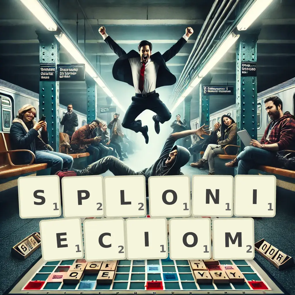 Słowa z liter SPŁONIĘCIOM
