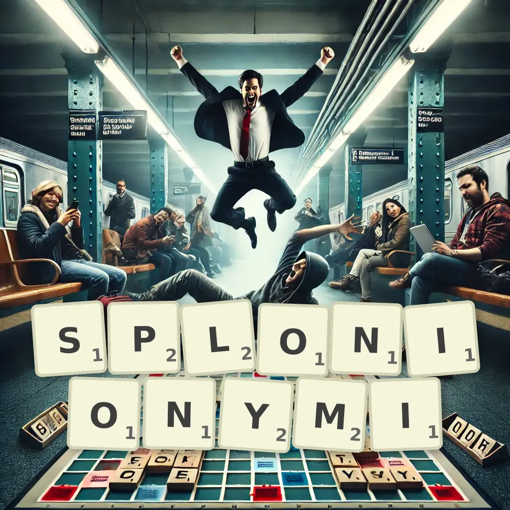 Słowa z liter SPŁONIONYMI