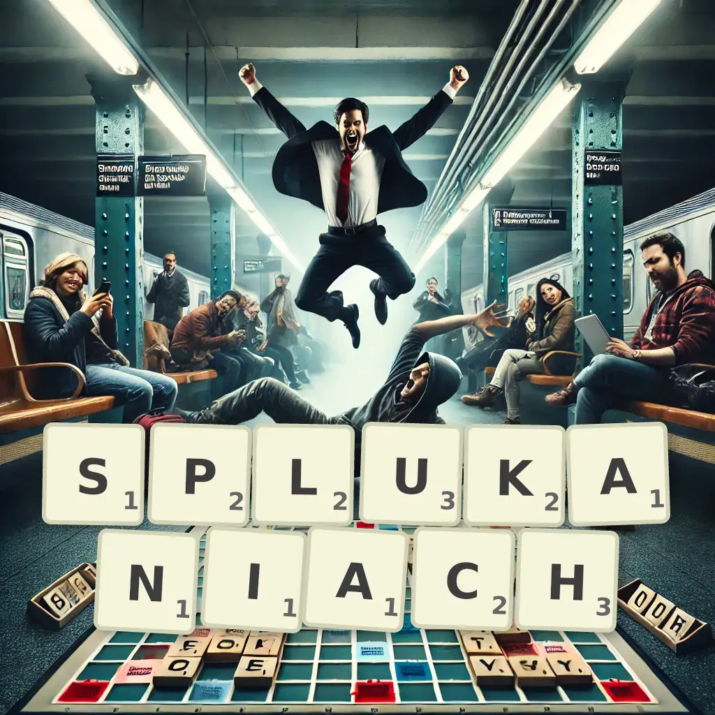 Słowa z liter SPŁUKANIACH