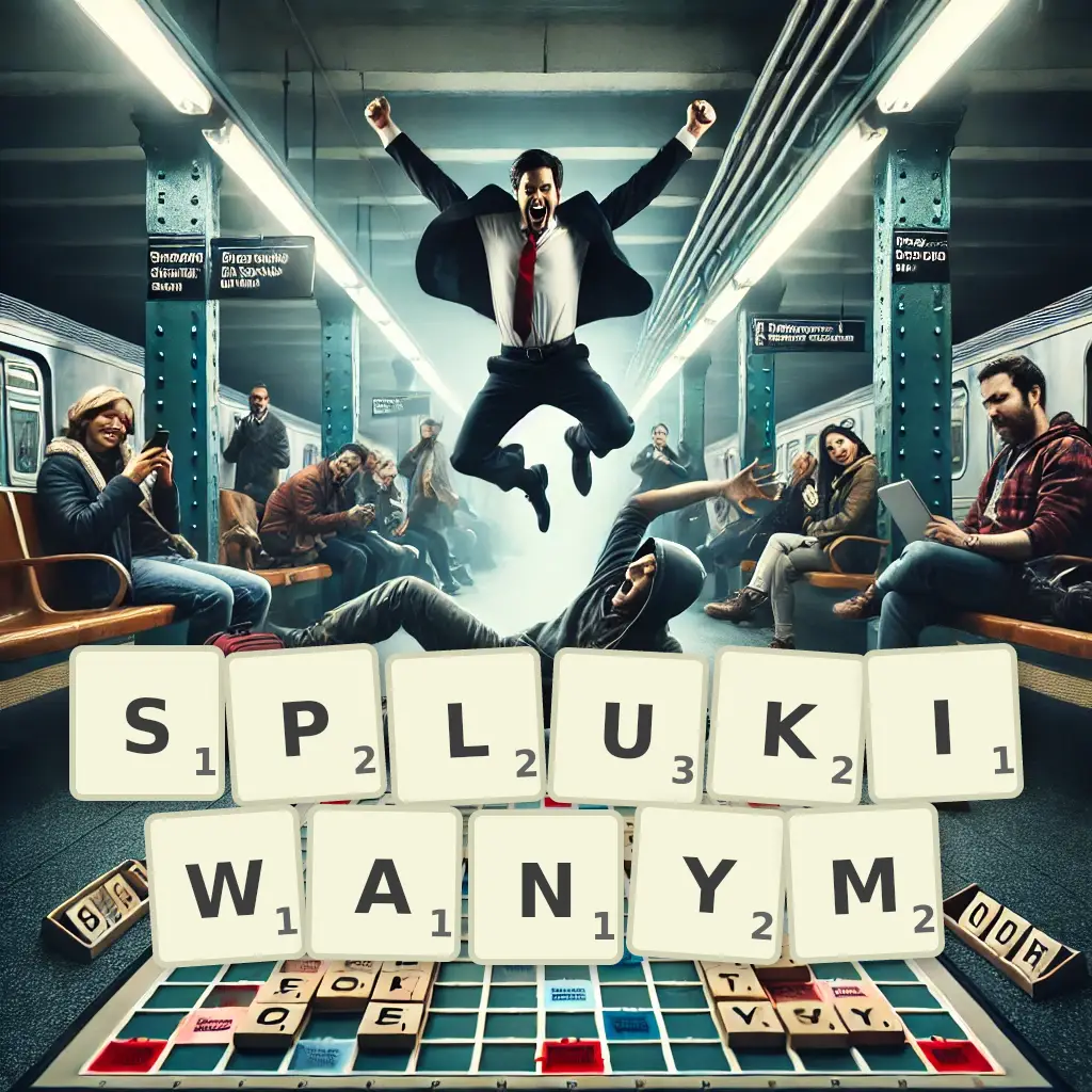 Słowa z liter SPŁUKIWANYM